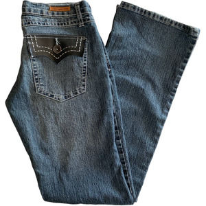 Tangerine Ladies Boot Cut Jeans Size 5/6 Blue